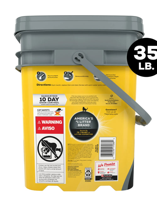 Load image into Gallery viewer, Purina  4-In-1 Strength Clumping Cat Litter, Floral Scent, 35 Lb Pail
