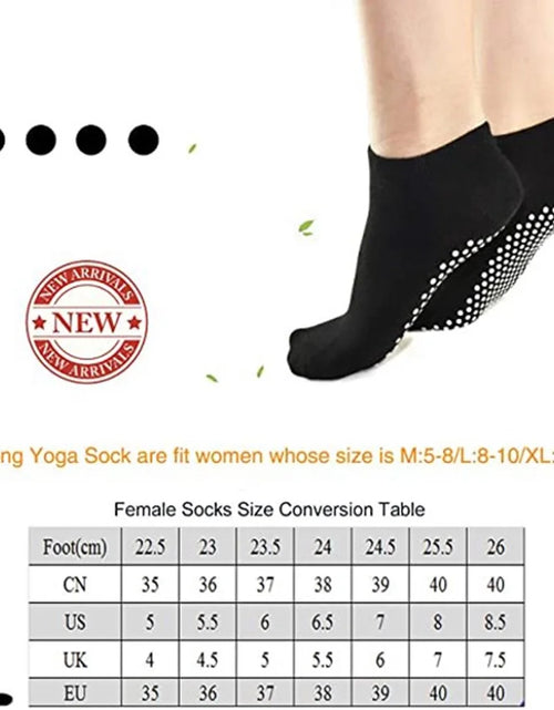 Load image into Gallery viewer, EASTIN 4 Pairs Non Slip Grip Socks Yoga Pilates Hospital Socks Sticky Grippers for Men Women
