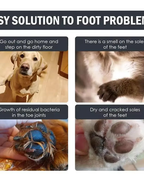 Load image into Gallery viewer, 100Mlpaw Cleaner Foam Dog Claw Cleaner Cat Paw Cleaner Waterless Pet Shampoo with Dog Brush for Rinse-Free Cat Paw Deep Cleanser
