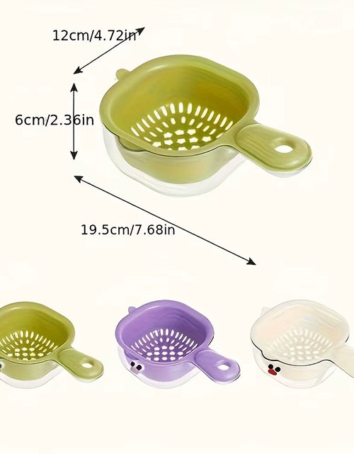 Load image into Gallery viewer, Dopamine Double-Layer Drain Basket – Wash &amp; Strain in Style
