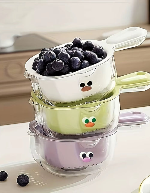 Load image into Gallery viewer, Dopamine Double-Layer Drain Basket – Wash &amp; Strain in Style
