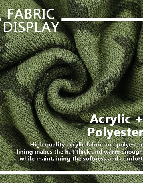 Load image into Gallery viewer, Knitted Baby Hat Scarf Set Winter Warm Boys Girls Beanie Fleece Lining Toddler Kids Hats with Pompom
