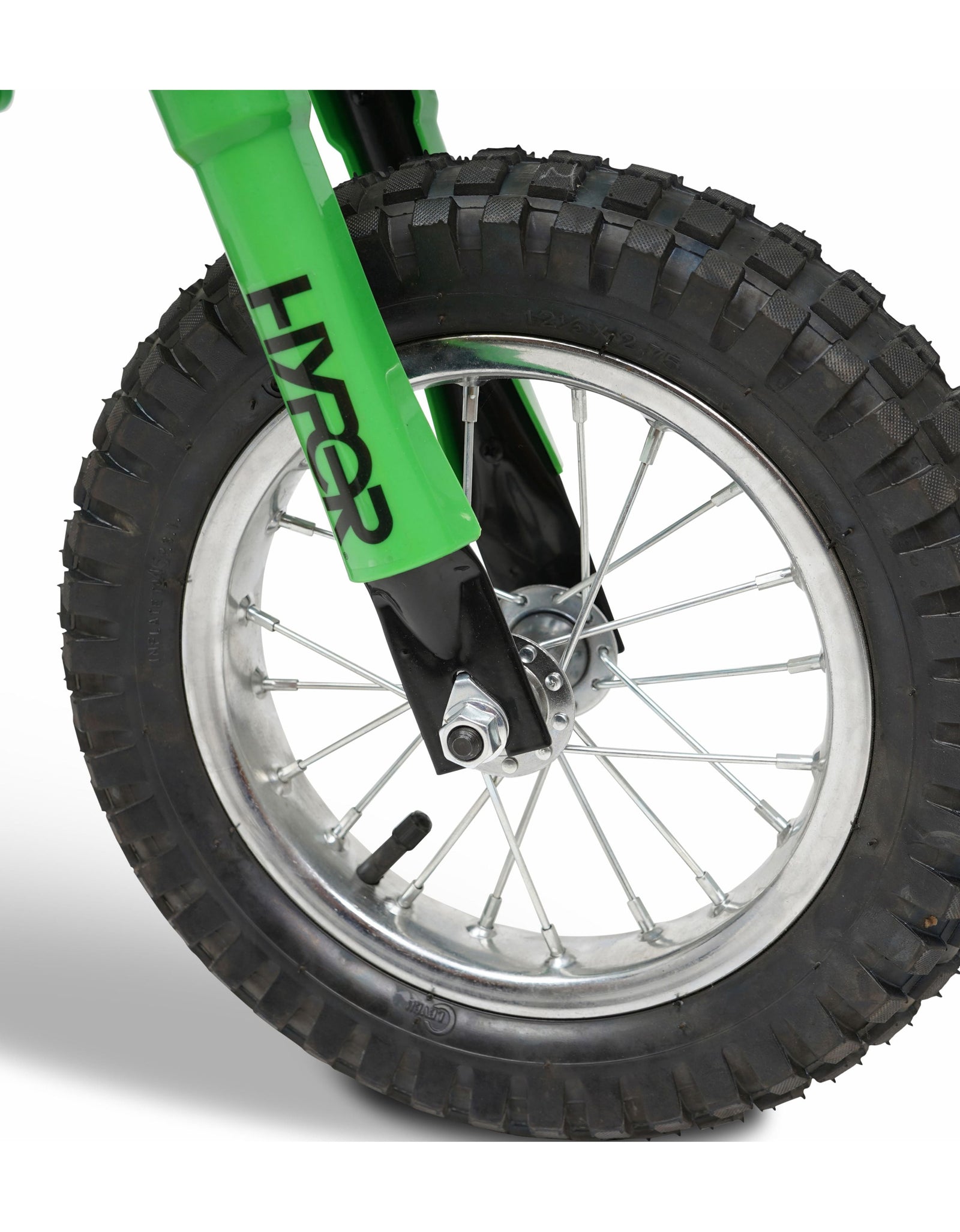 HPR 350 Dirt Bike 24V Electric Motorcycle in Green for Kids