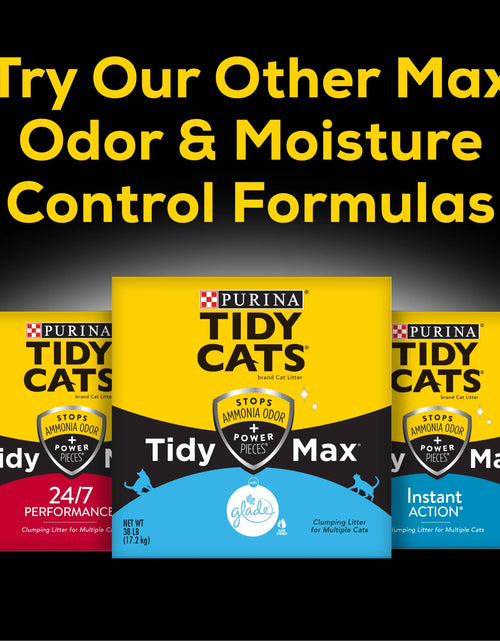 Load image into Gallery viewer, Purina  4-In-1 Strength Clumping Cat Litter, Floral Scent, 35 Lb Pail
