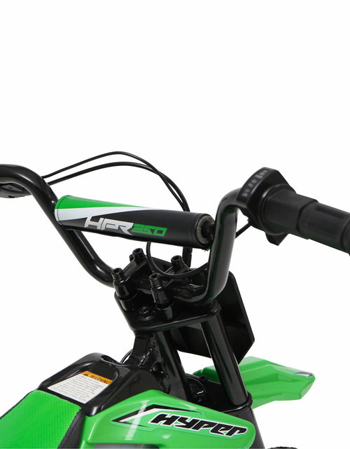 Load image into Gallery viewer, HPR 350 Dirt Bike 24V Electric Motorcycle in Green for Kids
