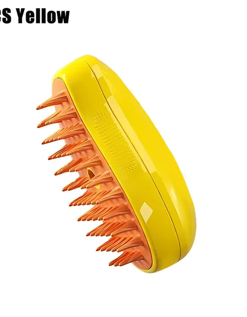 Load image into Gallery viewer, 3In1 Cat Steam Brush Steamy Dog Brush Electric Anti-Splashing Brush with Steam Spray Massage Pet Grooming Comb Hair Removal Comb
