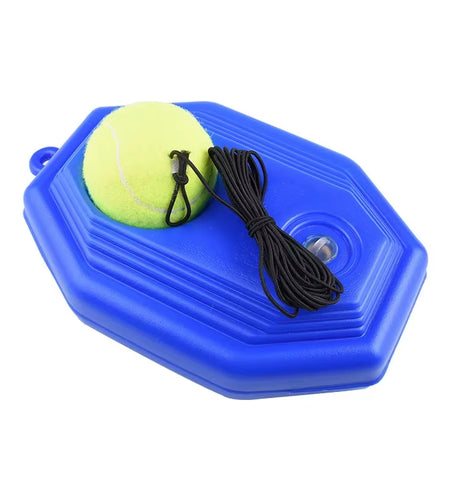 Heavy Duty Tennis Training Aids Base with Elastic Rope Ball Practice Self-Duty Rebound Tennis Trainer Partner Sparring Device